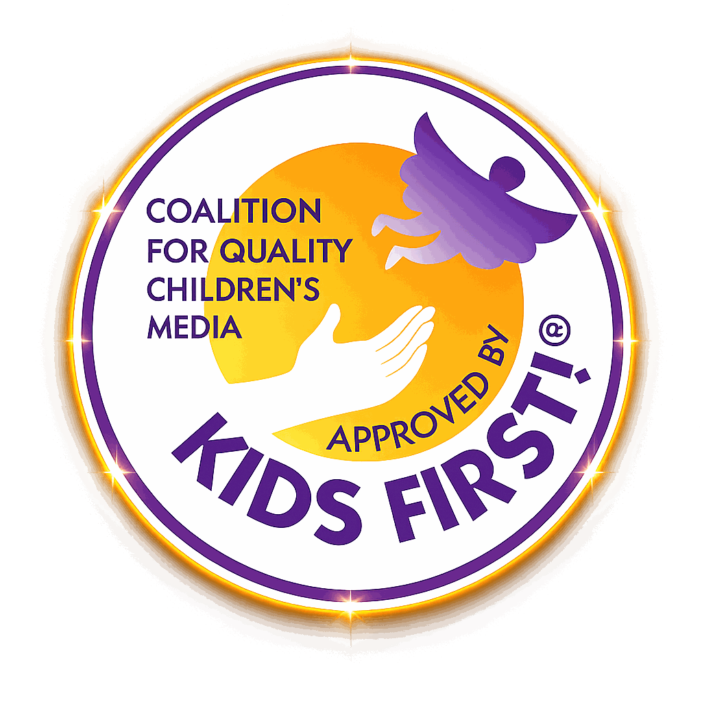 KIDS FIRST! Coalition for Quality Children's Media approval seal — A Puppy's Tale